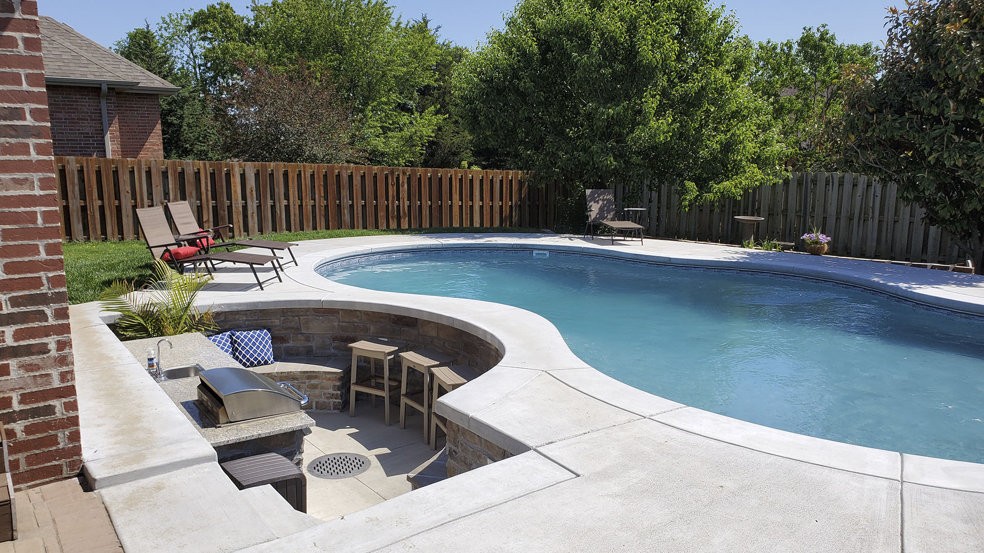 Clark & Sons Pools - Backyard Pool Construction
