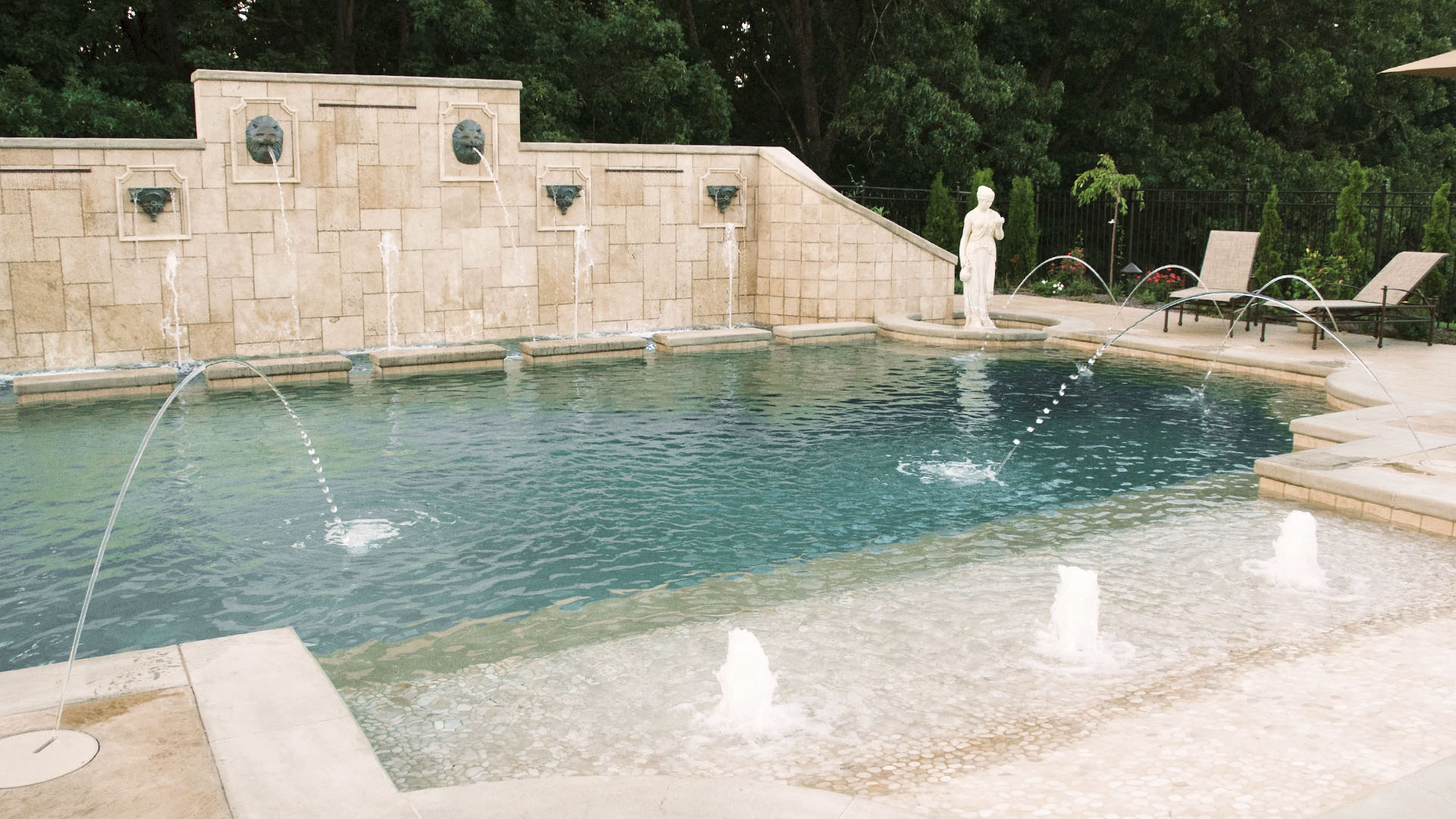 Clark & Sons Pools - Commercial Water Feature
